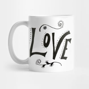Love hand lettering Mug